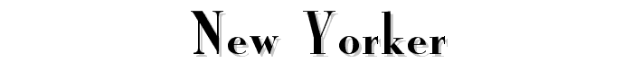 New Yorker font